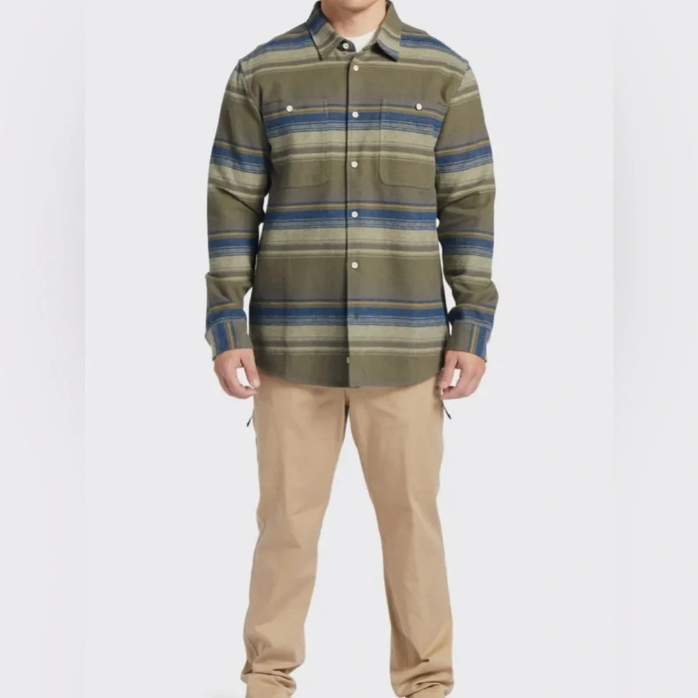 Quiksilver Men's Waterman Lowest Tide Flannel
Long Sleeve Top for Men - Picture 6 of 15